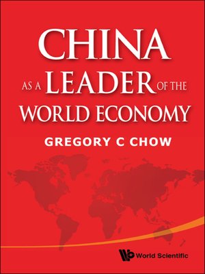 cover image of China As a Leader of the World Economy